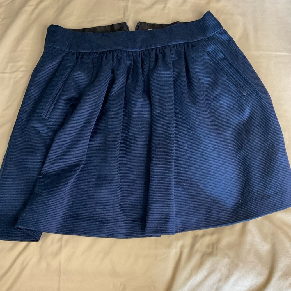 Banana Rublic Navy Blue pleated Women's Skirt size 6